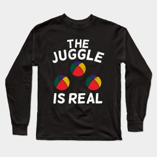 Juggler Toss Juggling Circus Long Sleeve T-Shirt